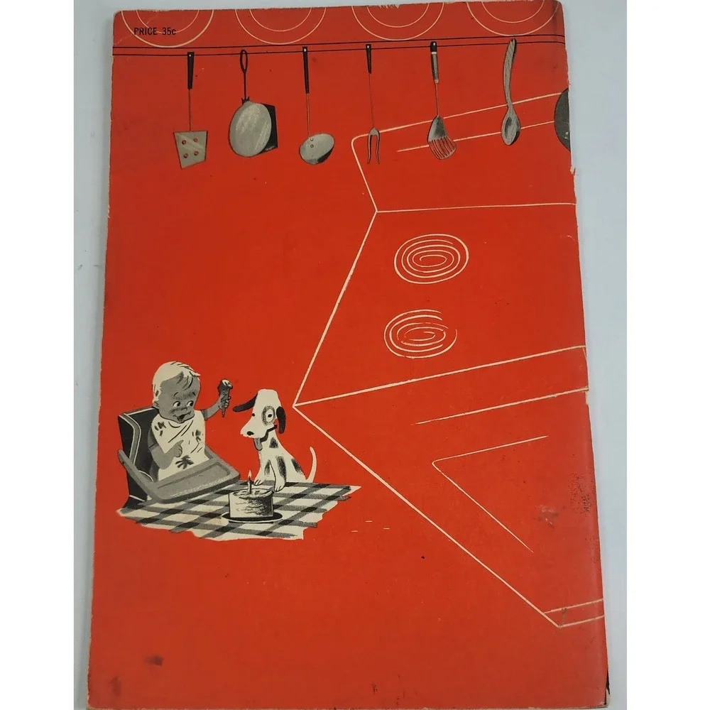 Vintage 1953 The New Cooks Cook Book Edison Electric Institute MCM Illustrations